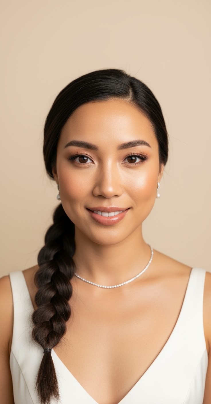 After Bridal Waterfall Braid